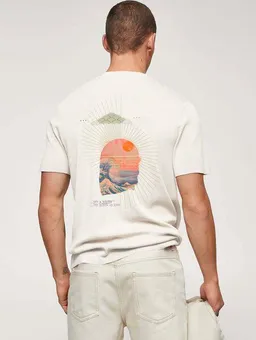 Kultgut Kultgut Artdesign - Shirt aus recycelter Biobaumwolle / Sun & Water – Produktbild 1 von 1