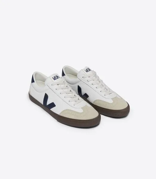 Veja Veja Sneaker Damen - Volley Leather, Weiß (white nautico bark), – Produktbild 2 von 3