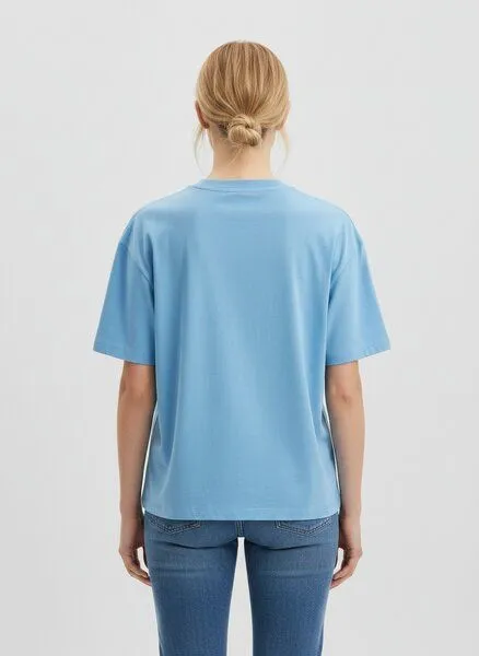 UNIPOLAR UNIPOLAR Boxy T-Shirt Modell: Novice, White, – Produktbild 4 von 4