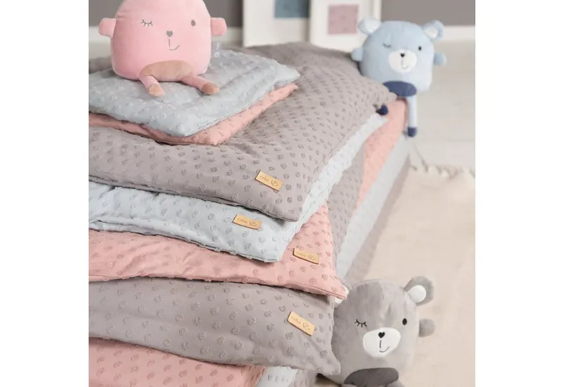 roba roba Kinderbettwäsche Lil Planet - BIO BAUMWOLLE - versch. Farben - weicher Stoff, aus Jersey, 2 teilig, 100 x135 cm, Bettwäsche Kinderbett & Babybett - Jungen & Mädchen, Grau, – Produktbild 4 von 5