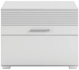 Home affaire Sitzbank Malmö, Breite 60 cm, 1 Tür, 2 Fächer, hochwertige MDF Front, Rillenfräsung, Bank, Schuhbank, Garderobenbank, Dielenbank – Produktbild 1 von 1