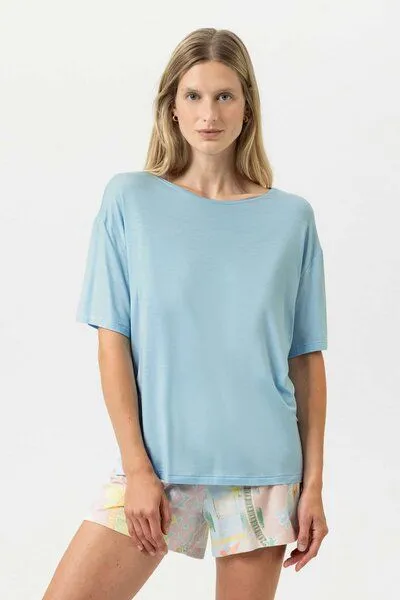 mey Mey T-Shirt | FSC-Modal | Pure Chic, Breezy blue, – Produktbild 1 von 3