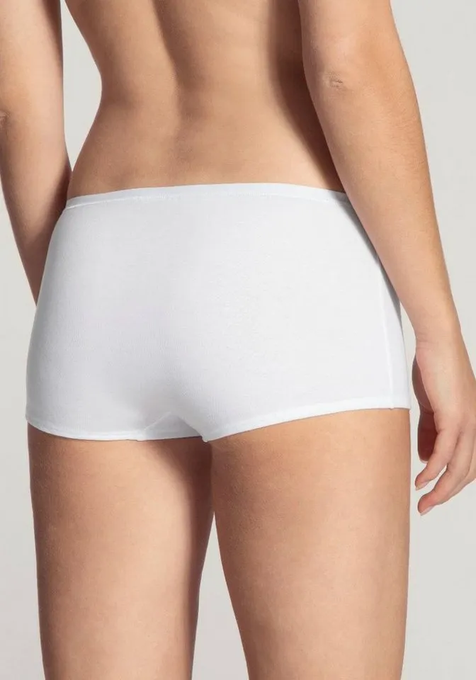 CALIDA CALIDA Panty Benefit Women (2er Pack) elastisch, Baumwoll-Mix, Single Jersey Qualität, weich, Weiß, – Produktbild 4 von 4