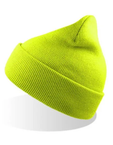 Atlantis Headwear Atlantis Headwear Atlantis Mütze mit Bund in 35 Farben erhältlich, Yellow fluo, – Produktbild 1 von 2