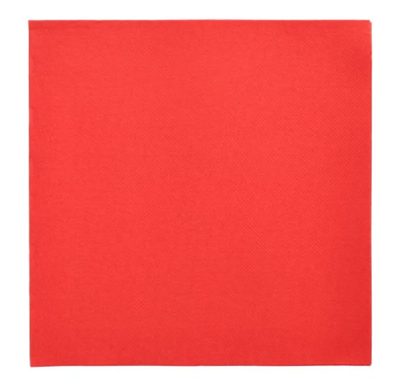 PAPSTAR PAPSTAR Papierserviette 20 Servietten "ROYAL Collection" 1/4-Falz 40 cm x 40 cm rot – Produktbild 4 von 4