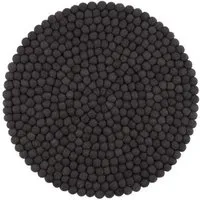 myfelt myfelt Filzkugel Sitzauflage (⌀ 36 cm, 36 x 36 cm), Anthrazit (kuno), – Produktbild 1 von 1