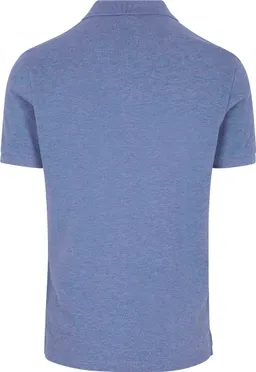 Profuomo Profuomo Piqué Poloshirt Melange Blau – Produktbild 1 von 1
