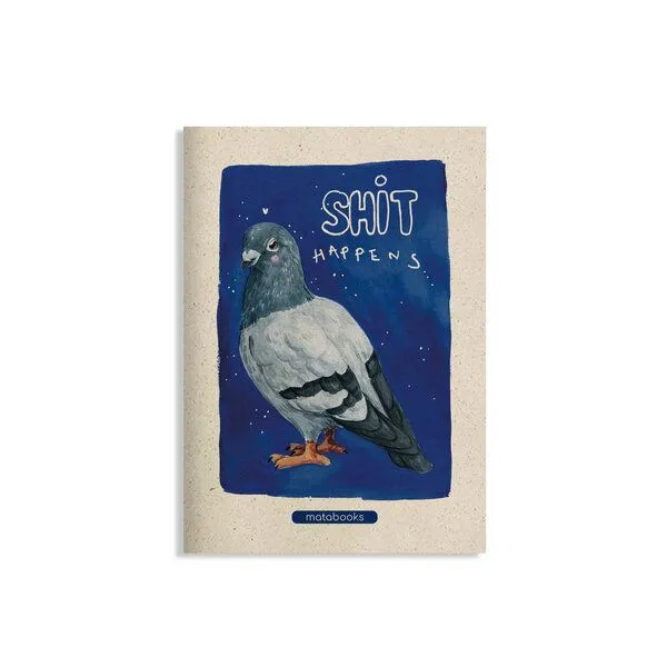 matabooks® matabooks® Notizheft A5 blanko aus Graspapier – Tara, Pigeon grey, – Produktbild 1 von 3
