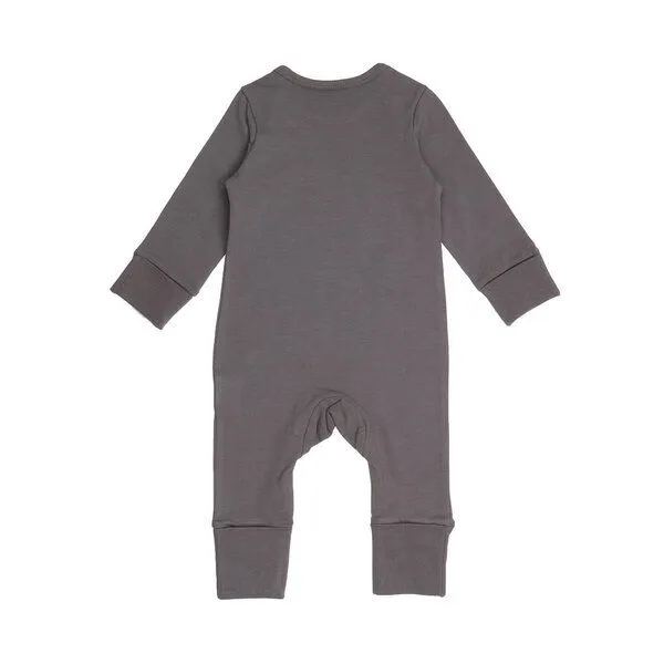Walkiddy Baby Strampler GOTS-zertifiziert aus Bio-Baumwolle grau – elastisch & weich für empfindliche Haut, Walkiddy – Produktbild 2 von 2