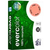 Clairefontaine 500 Blatt Clairfontaine Farbiges Recycling-Kopierpapier 'Evercolor' Rosa, 80g, DIN A4 – Produktbild 1 von 1