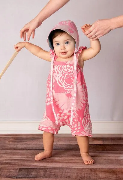 Global Mamas Global Mamas Baby Strampler - Fische - Bio Baumwolle - Blau – Produktbild 2 von 2