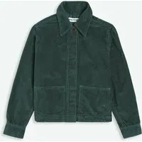 Kings Of Indigo Kings of Indigo Damen vegan Jacke Ota Cord Dunkelgrün – Produktbild 1 von 1