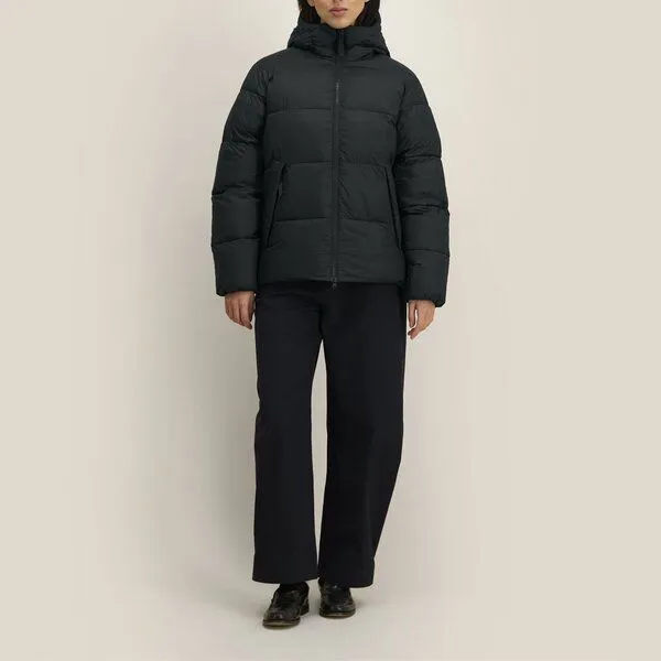 YTWOO YTWOO Medium Fit Unisex Pufferjacke mit Kapuze, Schwarz, – Produktbild 2 von 4