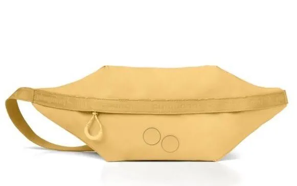 PINQPONQ PINQPONQ Bauchtasche - Brik Hipbag - aus recyceltem Polyester, Gelb (straw yellow), – Produktbild 2 von 4