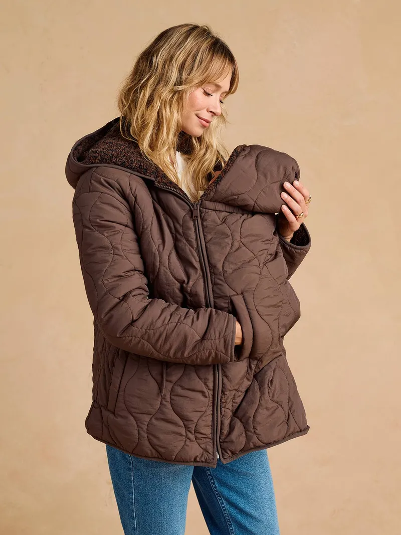 Envie De Fraise Wendbare Umstandsjacke, Schokolade, – Produktbild 1 von 4