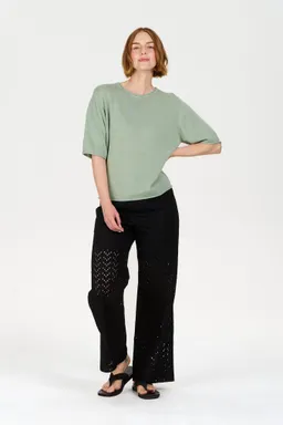 KOMODO KOMODO Damen vegan T-Shirt Camille Salbei Grün – Produktbild 1 von 1