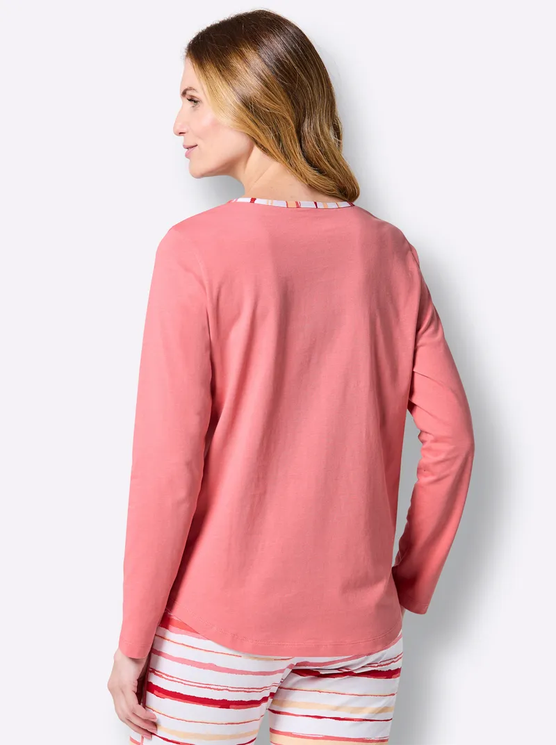 wäschepur Schlafanzugshirt flamingo, Flamingo, – Produktbild 1 von 2