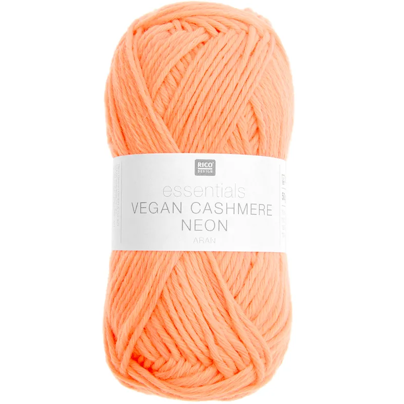 Rico Design Rico Design Essentials Vegan Cashmere Neon aran Orange, Orange, – Produktbild 1 von 1