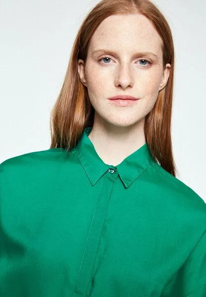 ARMEDANGELS ARMEDANGELS ZONJAA - Damen Bluse aus TENCEL Lyocell, Garden green, – Produktbild 3 von 4