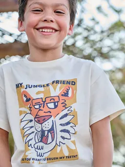 Vertbaudet T-Shirt mit Tierprint Jungen – Produktbild 1 von 1
