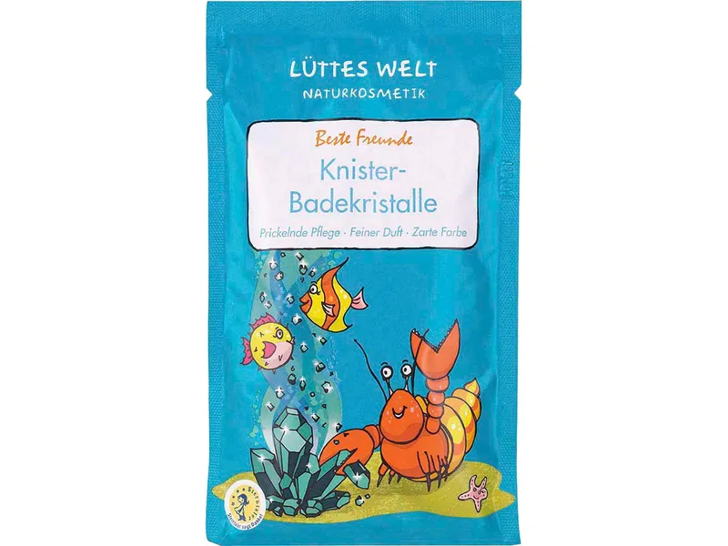 LÜTTES WELT LÜTTES WELT Badezusatz Knisterbadekristalle "Beste Freunde", 80 g – Produktbild 1 von 1