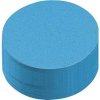 250 Blatt Moderationspapier Kreise 9,5 cm blau – Produktbild 1 von 1