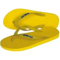 Waves WAVES Flip Flops - Zehentrenner 100 % Naturkautschuk, Zitronengelb, – Produktbild 1 von 1