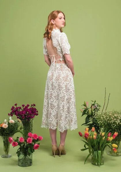 Atelier SNOW Atelier SNOW Zweiteiliges Brautkleid Daphne – Produktbild 3 von 3