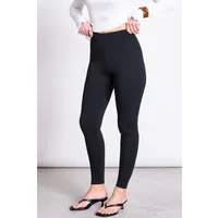 JAN N JUNE JAN 'N JUNE Damen vegan Basic Leggings Schwarz, Schwarz, – Produktbild 1 von 1