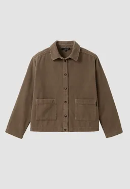 recolution Recolution Damen vegan Overshirt Rhodea Vintage Braun – Produktbild 1 von 1