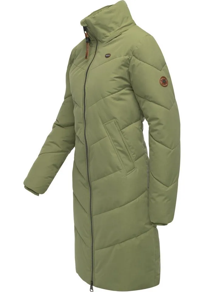 ragwear ragwear Wintermantel Rebelka wasserdichter Winterparka mit abnehmbarer Kapuze, Grün, – Produktbild 5 von 5