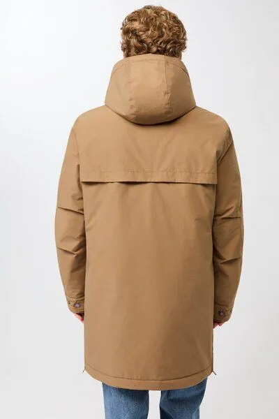 LangerChen LangerChen Langer Parka wattiert mit Funktion, Oak (braun), – Produktbild 3 von 4
