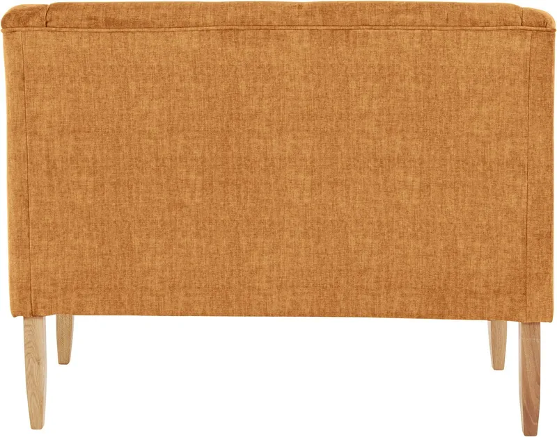 Home affaire Küchensofa Moro Couch mit Federkern, bequem, Breite 142cm, in verschiedenen Stoffen und Farben, Gelb, – Produktbild 4 von 5