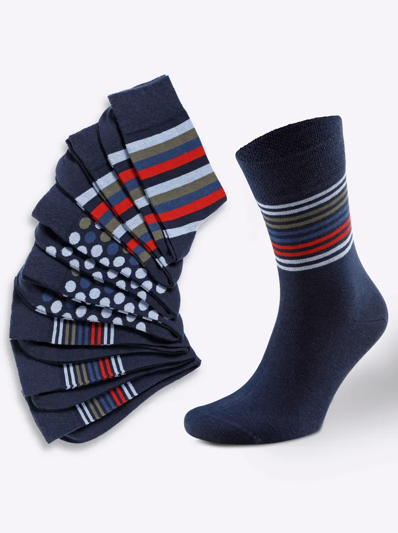 wäschepur Socken farbig-sortiert, Farbig-sortiert, – Produktbild 3 von 3