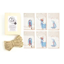 Bow & Hummingbird Bow & Hummingbird Geschenkanhänger Tiere im Schnee – Produktbild 1 von 1