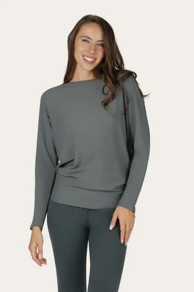Urban Goddess Urban Goddess Budhi Yoga Langarm Shirt, Jade (grün), – Produktbild 3 von 5
