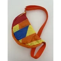 Skrabak Skrabak Upcycling-Bauchtasche aus Segeltuch (handgefertigte Unikate), Orange-gelb-rot-blau, – Produktbild 1 von 1