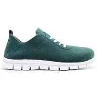 thies Ultraleichter, veganer Sneaker "thies ® PET" aus recycelten Flaschen, flexibel und bequem, Olive (grün), – Produktbild 1 von 1