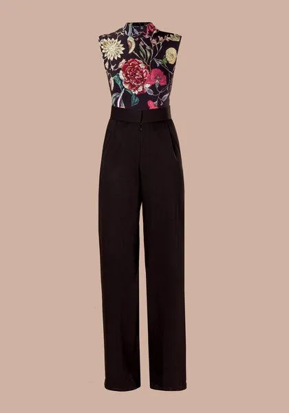 Atelier SNOW Atelier SNOW Set Ärmelloser Body + Marlenehose Elena aus Bio-Lyocell, Camellia, – Produktbild 1 von 4