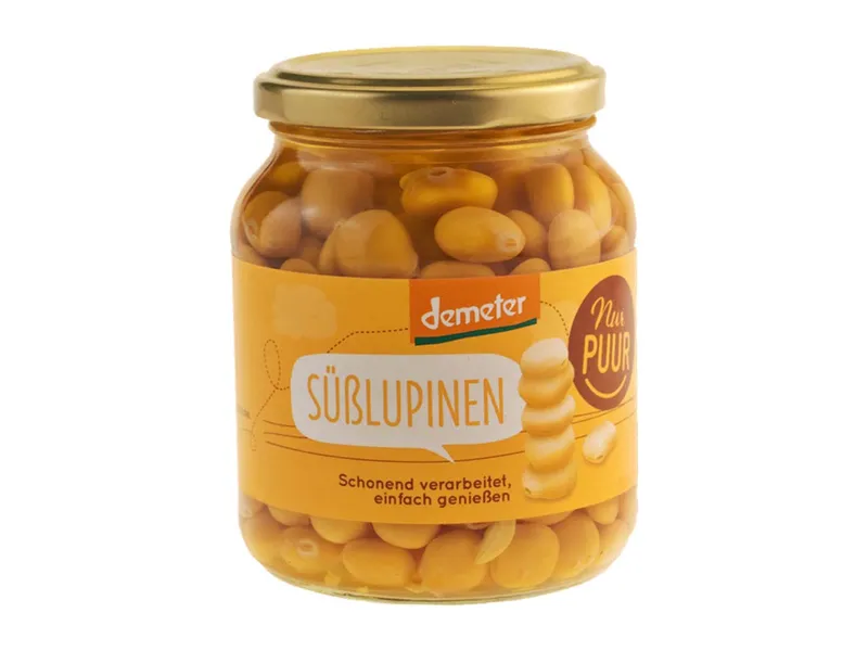 Nur Puur Nur PUUR Bio-Süßlupinen, demeter-zertifiziert, 340 g – Produktbild 1 von 1