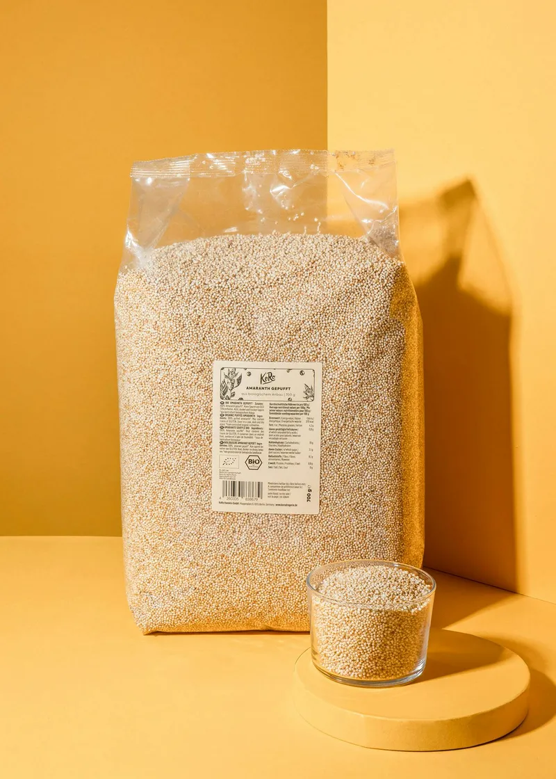 KoRo Gepuffter Bio Amaranth 700 g – Produktbild 2 von 5