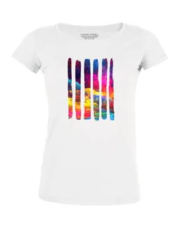 Human Family Bio Damen T-Shirt "Colour Splash" von Human Family – Produktbild 1 von 1