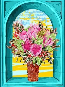 Photocircle Photocircle Poster / Leinwandbild - The Good Vibes Flower Pot – Produktbild 1 von 1