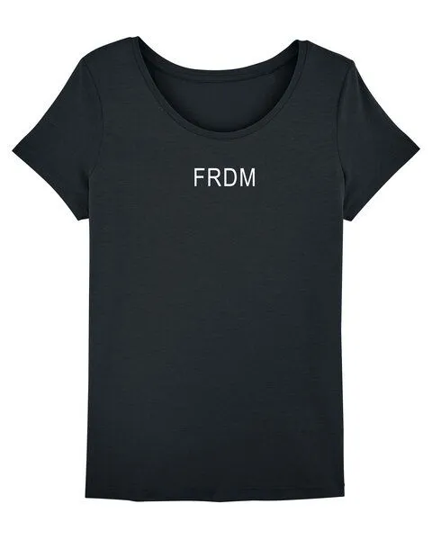 Human Family Bio Damen T-Shirt Amorous "Freedom" von Human Family, Weiss, – Produktbild 2 von 4