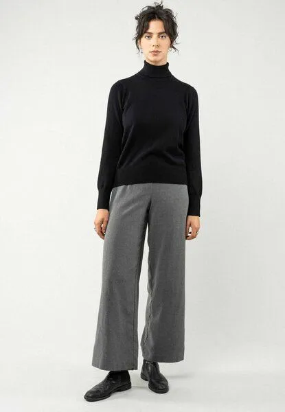 MELA Rollkragen-Pullover Modell: Mayura GOTS, Schwarz, – Produktbild 5 von 8