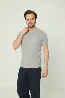 Bruno Barella Bruno Barella 3er Pack GOTS zertifizierte Biobaumwolle Herren T-Shirt – Produktbild 1 von 1