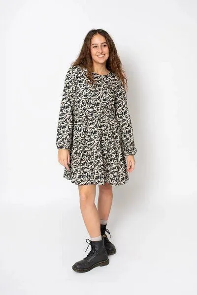 Zerum Zerum Langarm-Kleid Lissy, Flora, – Produktbild 3 von 3
