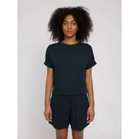 Mazine Mazine Crew Neck Viscose T-Shirt - aus Ecovero, Black (schwarz), – Produktbild 1 von 1