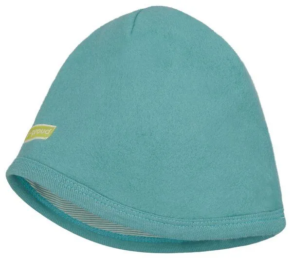 loud + proud loud + proud Babys & Kinder Wendemütze aus Baumwoll-Fleece, GOTS-zertifiziert, Oregano(grün), – Produktbild 1 von 3