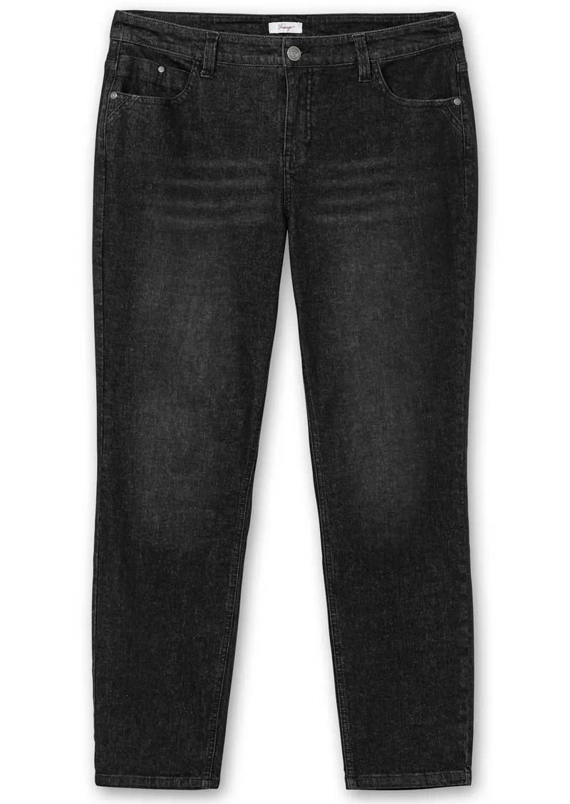 sheego Jeans black denim, Black denim, – Produktbild 2 von 2